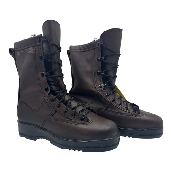 Belleville Wet Weather Steel Toe Flight Boot UNISEX 9.0M 11.0W Wide Brown 330ST - Picture 16 of 16